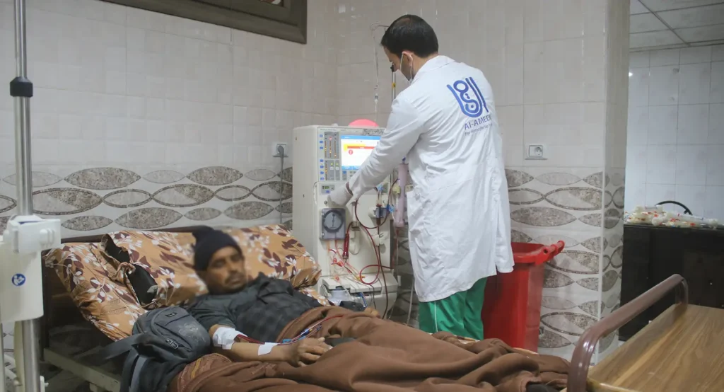 خدمات وحدة الغسيل الكلوي بمشفى منبج الوطني - سوريا