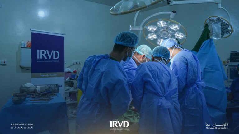 The campaign to implant artificial joints continues in Marib Governorate, Yemen.