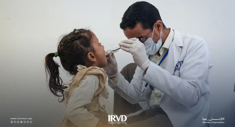 خدمات مركز الجفينة الصحي في مخيم الجفينة - مأرب اليمن